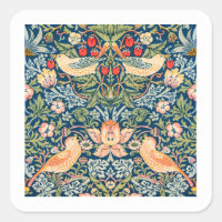 STICKER : WILLIAM MORRIS : STRAWBERRY THIEVES