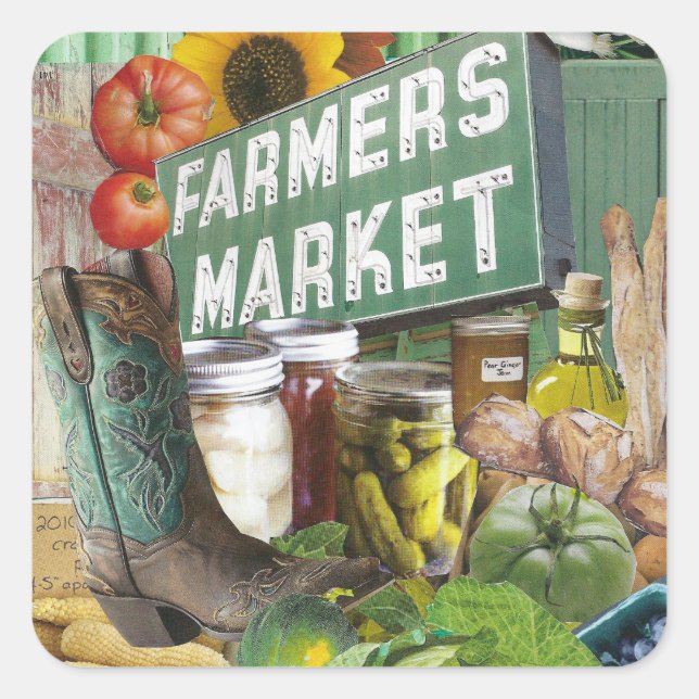 Sticker with Farmers Market (Front)