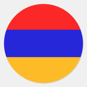 Sticker with Flag of Armenia