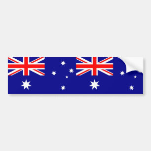 Sticker with Flag of Australia