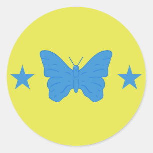 Sticker with Flag of Bady Bassitt, Brazil