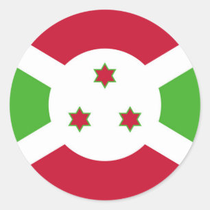 Sticker with Flag of Burundi