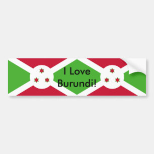 Sticker with Flag of Burundi