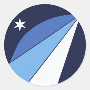 Sticker with Flag of Columbia, South Carolina