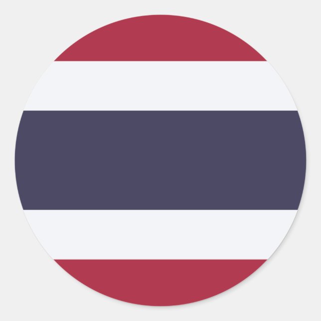 Sticker with Flag of Thailand (Front)
