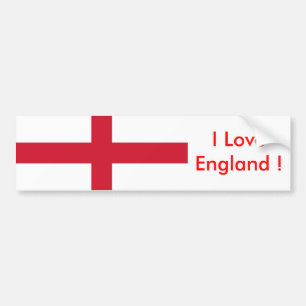 Sticker with Flag of the England