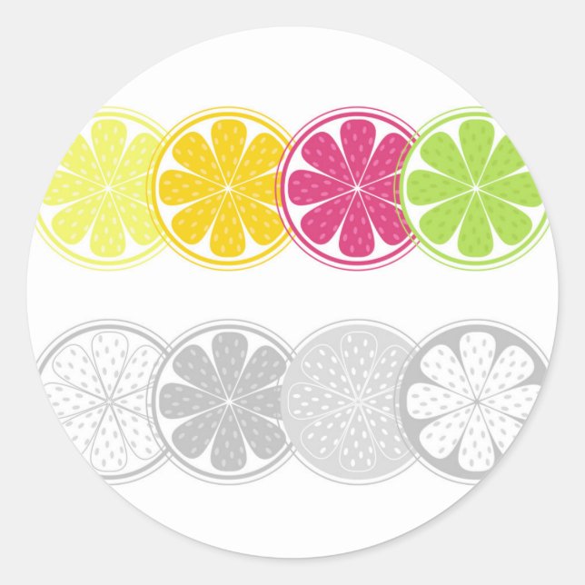 Sticker with Hand-drawn exotic fruit (Front)