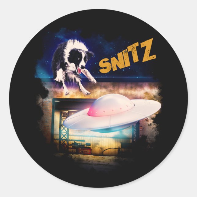 sticker with Snitz from Bob's Saucer Repair (Front)