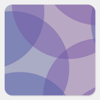 STICKERBOX : Holy Purple WriteOn Floral Patterns Square Sticker