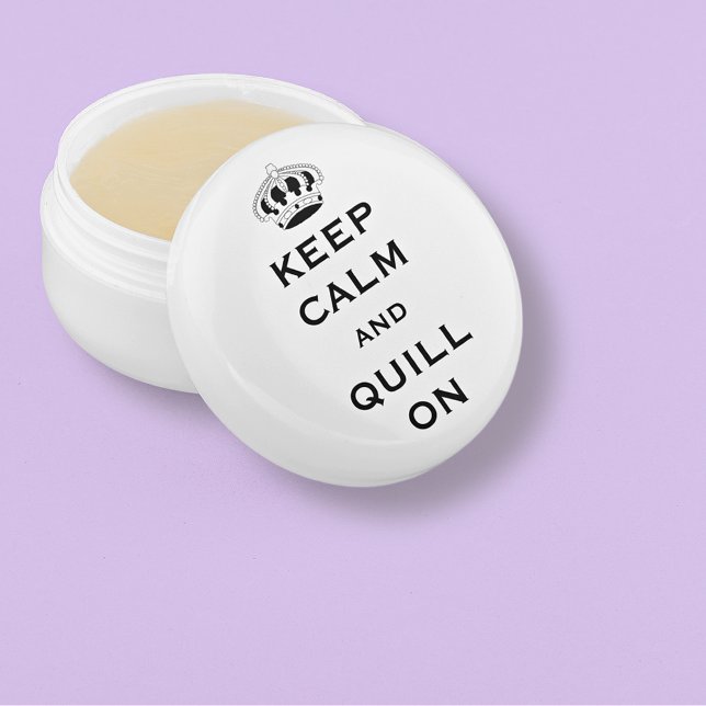 Stickers 1.5in, Edit QUILL to Any Word Keep Calm (Creator Uploaded)