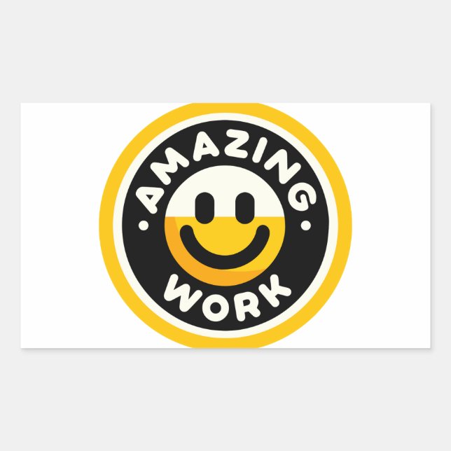 Stickers Amazing work (Front)