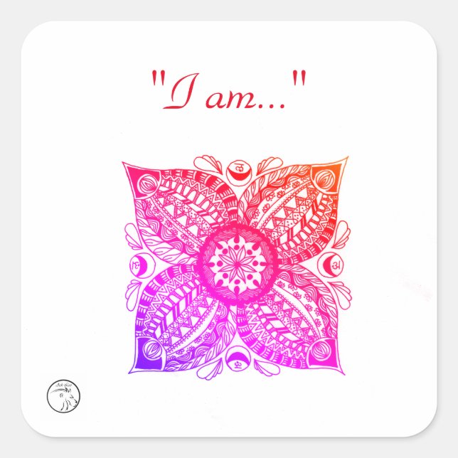 Stickers and Labels with Chakra energy (Front)