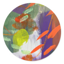 Stickers and Seals in Fall is Falling Down Design