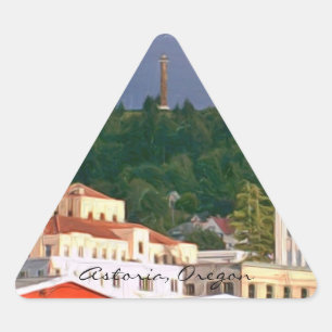 Stickers- Astoria Oregon Triangle Sticker