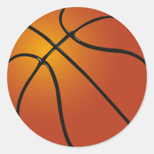 Stickers/Basketball Classic Round Sticker