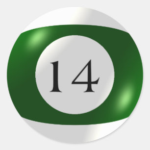 Stickers - Billiards - 14 Ball