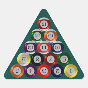 Stickers - Billiards - Racked Balls