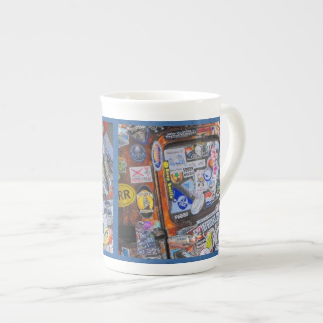 Stickers Bone China Mug (Front Right)