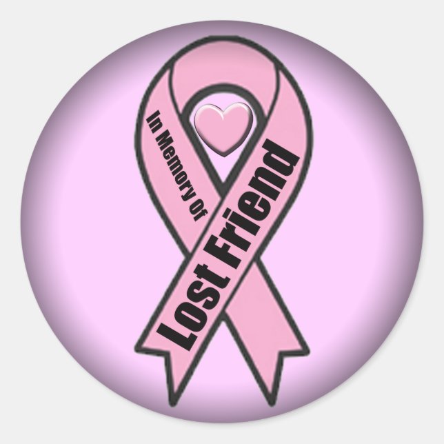 Stickers - Breast Cancer - Lost Friend (Front)