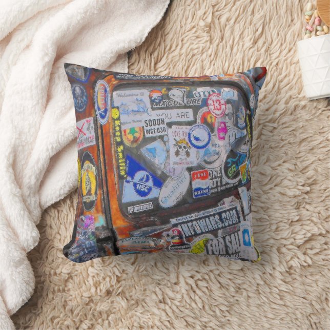 Stickers Cushion (Blanket)