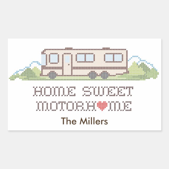 Stickers - Customise Your Motor Home (Front)
