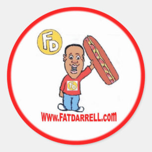 Stickers-FD logo1 Classic Round Sticker