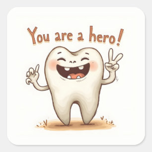 Stickers for little dentist patients