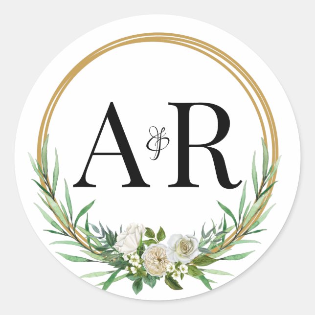 Stickers for Wedding Invitation (Front)