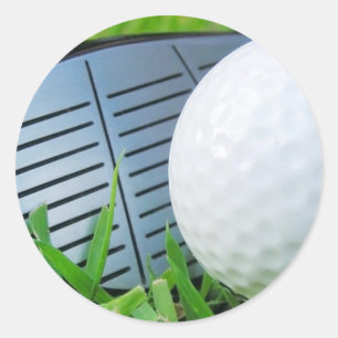 Stickers/Golfing Classic Round Sticker