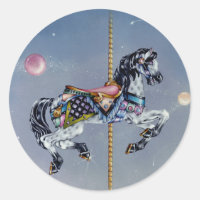 Stickers - Grey Mare Carousel Horse