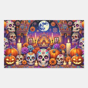 Stickers Halloween day of the dead