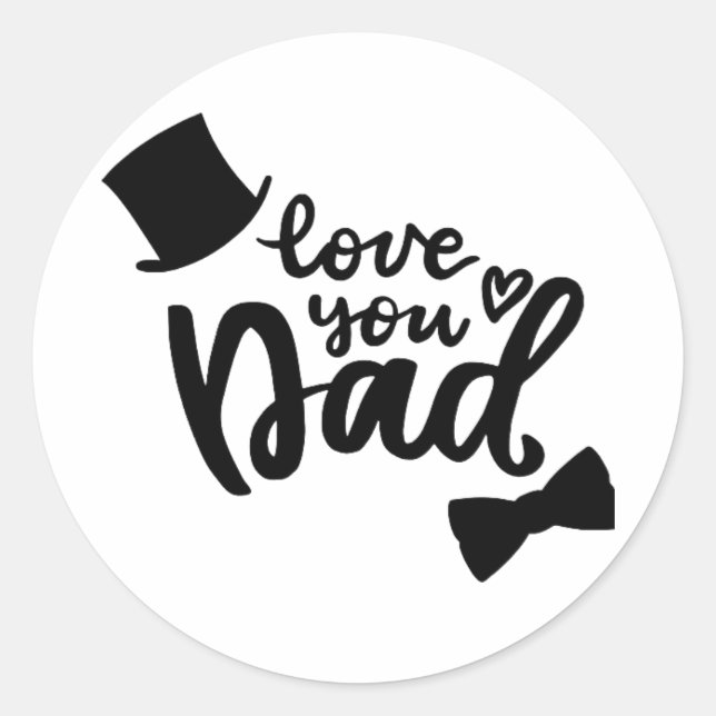 Stickers happy father's day  (Front)