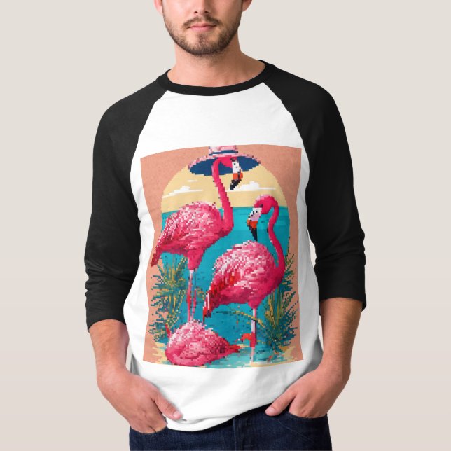 Stickers Illustration T-Shirt (Front)