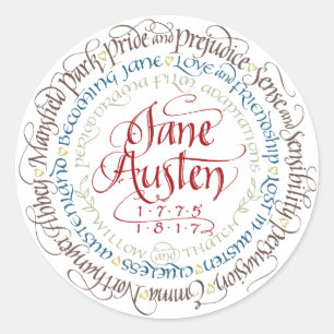 Stickers - Jane Austen Period Drama Adaptations