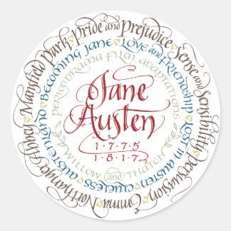 Stickers - Jane Austen Period Drama Adaptations