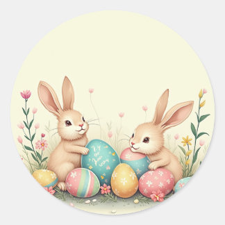 Stickers & Labels (a joyful Easter-themed illustr)