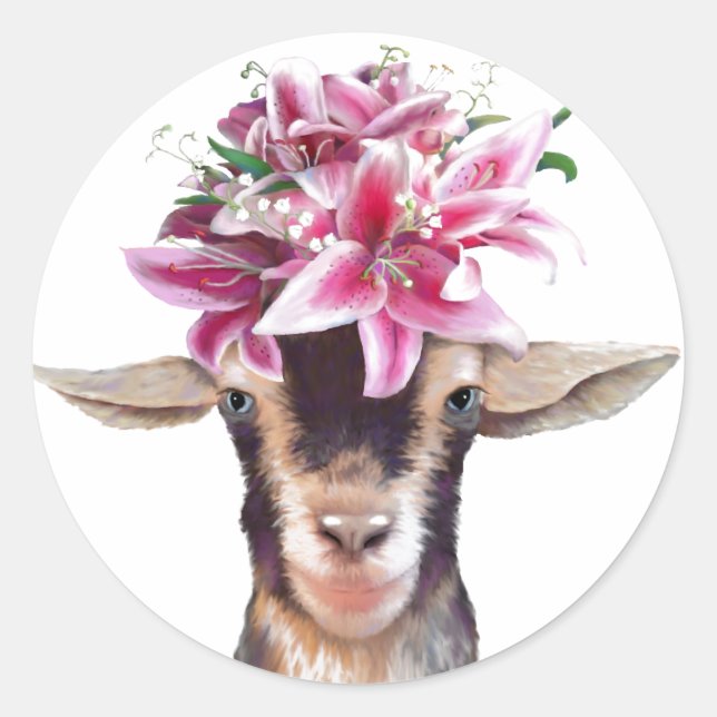 Stickers Lily the Goat (Front)