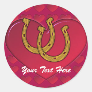 Stickers - Lucky Horseshoe Shamrock