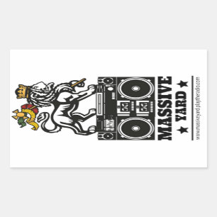 stickers Massive Yard White Lion Full 2018