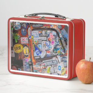 Stickers Metal Lunch Box