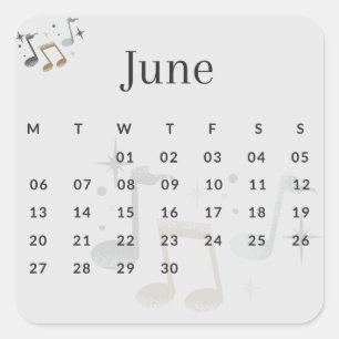 Stickers Month of the Year - June (S'I) *2022