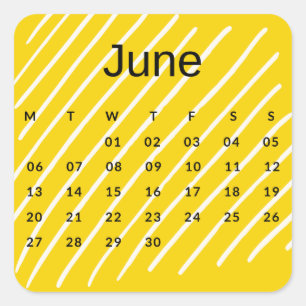 Stickers Month of the Year - June (S'J) *2022