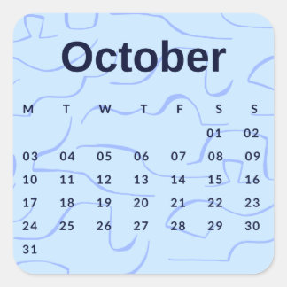 Stickers Month of the Year - October (S'K) *2022