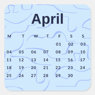 Stickers month of year - April (S'K) *2022