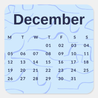 Stickers month of year - December (S'K) *2022