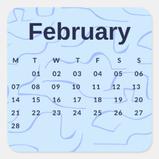 Stickers month of year - February (S'K)*2022