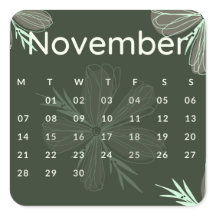 Stickers month of year - November (S'L) *2022