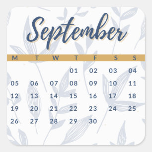 Stickers month of year - September (S'A)