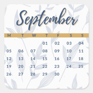 Stickers month of year - September (S'A)