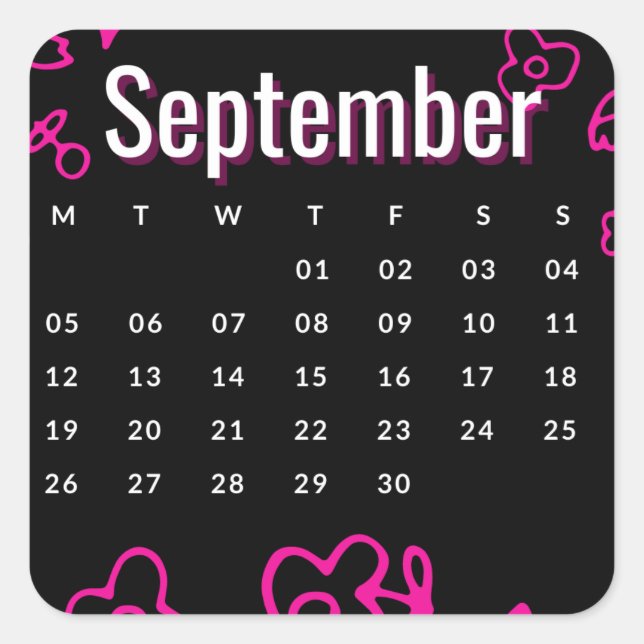 Stickers month of year - September (S'D) (Front)